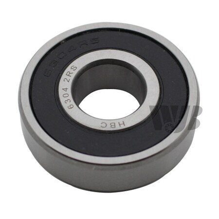 Wjb Conrad Type 2-Seals Bearing, Rb6304-2Rs RB6304-2RS